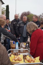 Kleine Stärkung für die Biker am Kapellchen